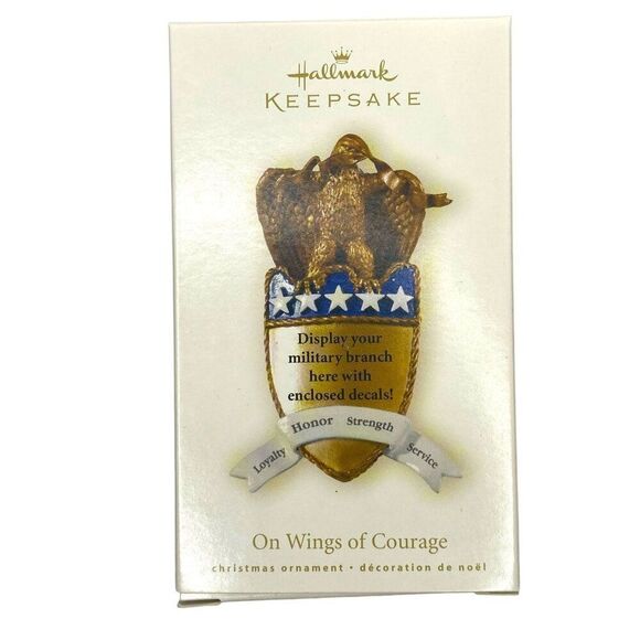 On Wings Of Courage 2008 Hallmark Keepsake Ornament - Picture 1 of 7
